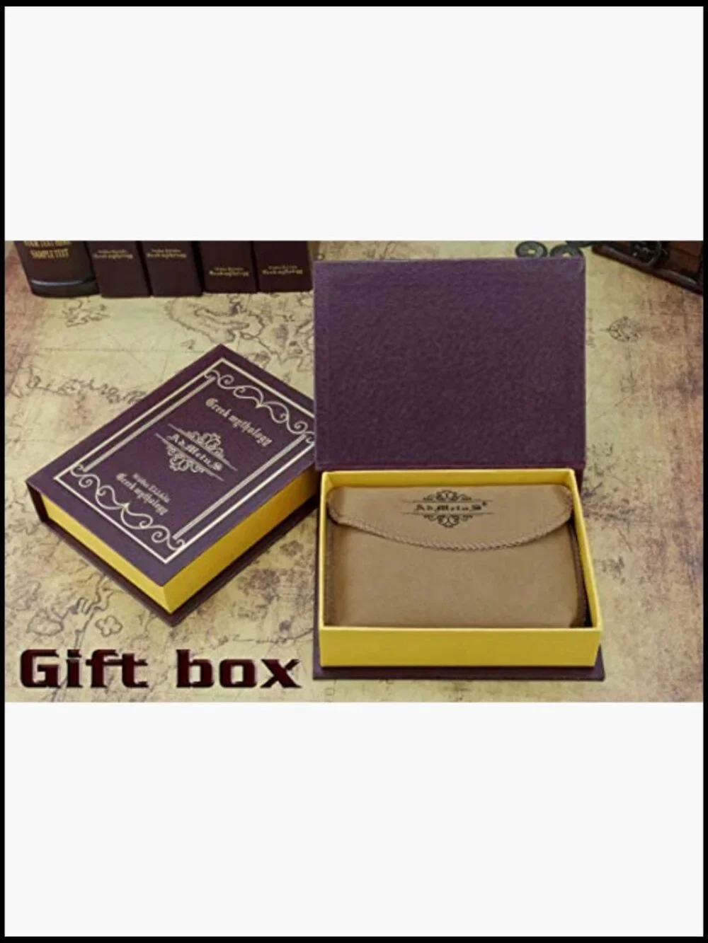 Mens Genuine Leather Bifold Wallet RFID Blocking Zip Around Card Holder